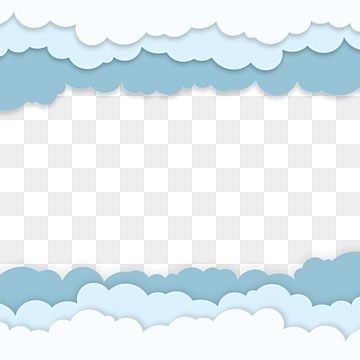 Cloudy Design, Cloud Frame, Cloud Border, Clouds Png, Phone Template, Blue Minimalist, Cartoon Clouds, Border Png, Free Overlays