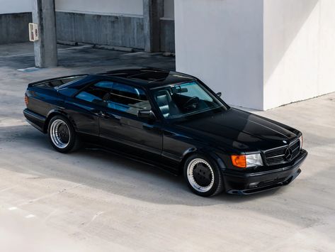 1990 Mercedes-Benz 560 SEC AMG 6.0 'Wide-Body' | Miami 2024 | RM Sotheby's Mercedes 560 Sec, 560 Sec Amg, Mercedes Sec, 560 Sec, Mercedes W126, Old Mercedes, Dream Car Garage, Porsche 930, Vintage Muscle Cars