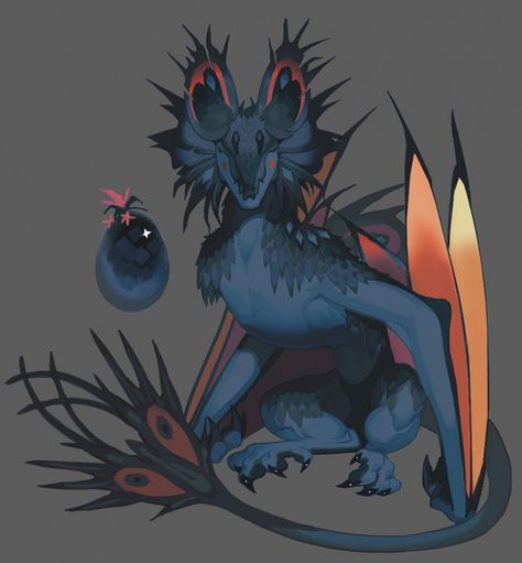 Animal Monster Art, Creature Of Sonaria Art, Alien Design Creature Concept, Alien Species Concept Art, Dragon Hybrid Oc, Alien Creature Concept Art, Dragon Design Concept, Creatures Of Sonaria Art, Creature Of Sonaria