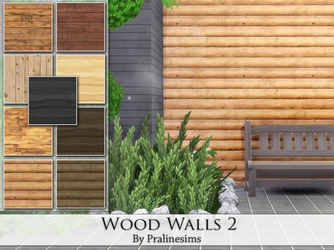 The Sims Resource: Wood Walls 2 by PralineSims • Sims 4 Downloads Pralinesims Sims 4, Sims 4 Resource Cc, Sims 4 Cc Walls, Sims 4 Walls, The Sims 4 Resource, Sims 4 Sets, Sims 4 Resource, Sims 4 Cc House, Mod Wall