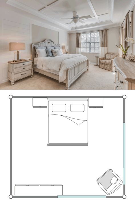 11 Awesome 10x12 Bedroom Layout Ideas - Home Decor Bliss Rectangle Bedroom Layout, Small Bedroom Layout Ideas, Bedroom Layout Design, Small Bedroom Layout, Bedroom Arrangement, Bedroom Furniture Layout, Bedroom Layout, Floor Bedroom, Bedroom Floor Plans