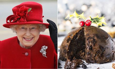 Queens Pudding, Queens Cake, Queen Kate Middleton, Traditional Christmas Pudding Recipe, Traditional Christmas Eve Dinner, Traditional Christmas Pudding, Dundee Cake, Steamed Puddings, Christmas Party Menu