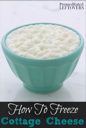 How to freeze cottage cheese - You can freeze cottage cheese. Use the tips for freezing cottage cheese and thawing it after it was frozen. Uses For Cottage Cheese, Freeze Cottage Cheese, Recipes Using Cottage Cheese, Frozen Cottage Cheese, Freezing Produce, Freezing Veggies, Freezing Vegetables, Freezing Food, Cooking Tricks