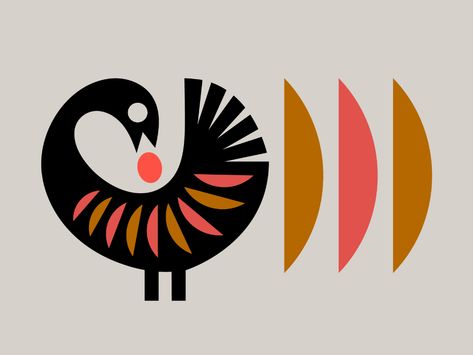 Sankofa illu by Ethan Fender on Dribbble African Logo, African Pottery, African Symbols, Adinkra Symbols, Funny Tattoos, New Africa, African Diaspora, Design Jobs, African Design