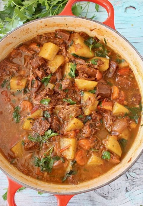 Jackfruit Vegan Recipes, Jackfruit Stew, Italian Beef Stew, Vegan Ribs, Jack Fruit, Jackfruit Recipes, Potato Stew, Healthy Potatoes, Stewed Potatoes