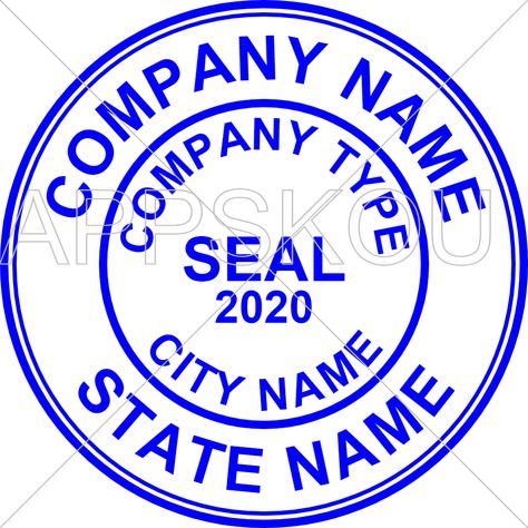 Download Company Seal – Digital Company seals Corporate seals Oval shaped seals QR code seals For seals Address seals Engineer seal Architect seal Land Surveyor seal creator Land Surveyors, Business Stamps, Graphic Design Company, Cool Roof, Seal Design, Font Names, Edit Text, Seal Stamp, Font Types