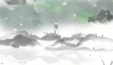 A Japanese inspired watercolour/ink animation. Each scene was based off imagery Dan took during his travels in Iceland to mimic the desolate landscapes. The animation combines live action filming of ink and watercolours bleeding into a page, with frame-by-frame elements and traditional 2D techniques. Watercolour Animation, Ink Animation, Watercolour Ink, Electric Light, Electric Lighter, Watercolor And Ink, Live Action, Iceland, Filmmaking