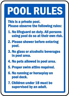 Holiday Park Condominium Association Swimming Pool Rules, Pool Rules Sign, Swimming Pool Signs, Pool Rules, Divorce Quotes Funny, Pool Signs, Best Dating Apps, Tactical Clothing, Holiday Park