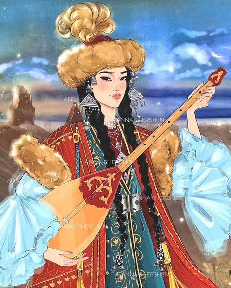 Asian History, Travel Sketches, Turkish Art, Fairytale Art, Witch Art, Character Creation, Art Portfolio, Cute Illustration, Girl Drawing