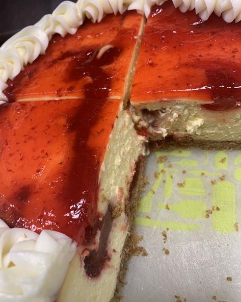 Strawberry cheesecake in the Grab-n-Go today! Strawberry Shortcake No Bake, Birthday Hairstyle, Birthday Hairstyles, Bake Cheesecake, No Bake Cheesecake, Strawberry Cheesecake, Family Day, Strawberry Shortcake, No Bake