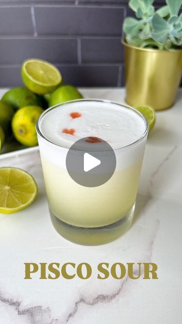 Pisco Sour Receta, Pisco Sour, Pisco, On Instagram