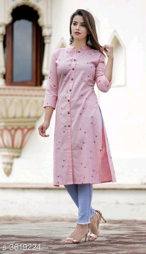 Cotton/Rayon kurti: ₹575 /- free COD whatsapp +919199626046 Ladies Kurti Design, Plain Kurti Designs, Indian Kurti Designs, New Kurti Designs, Churidar Designs, Simple Kurta Designs, Designer Kurti Patterns, Simple Kurti Designs, Kurti Designs Latest