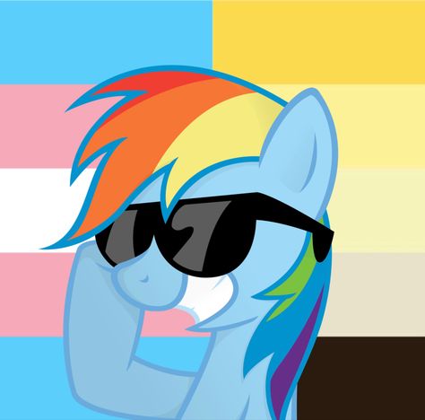 Rainbow dahs ! Rainbow Dash Pfp, Aroace Pfp, Trans Pfp, Aroace Flag, Rainbow Dash, Ponies, My Little Pony, Profile Picture, Flag