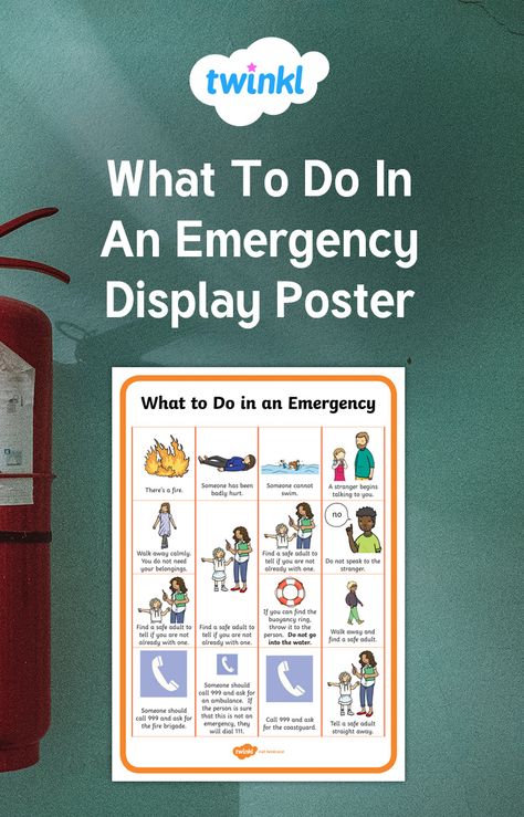 Use this handy display poster to show children how to act in an emergency. Questions To Ask Daycare, Services Poster, Fire Safety Free, How To Act, Fun Activities For Toddlers, Free Printable Activities, Class Activities, Esl Worksheets, Activity Pack