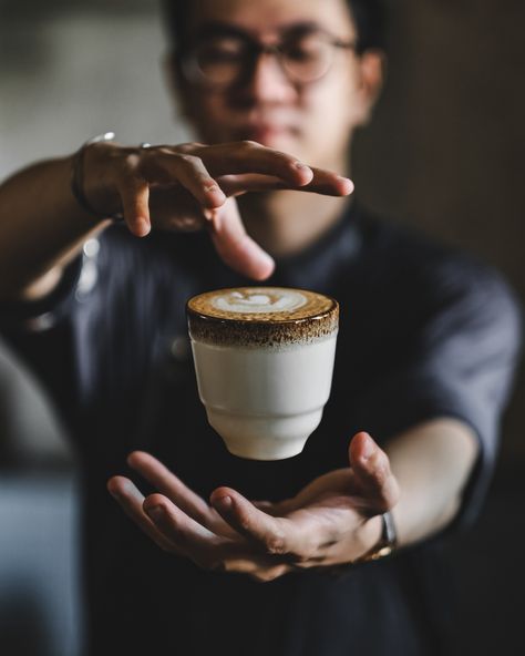 coffee photography Coffee Barista Photography, Barista Cafe, Cinematography Photography, Coffee Advertising, Coffee Shop Photography, Coffee Cup Art, Coffee Shot, Coffee Barista, Creative Coffee