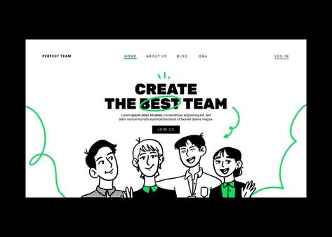 Hand Drawn Website Design, Illustration Landing Page, Illustration Website Design, Landing Page Animation, Parallax Animation, Illustration Website, Web Animation, Website Slider, Landing Page Inspiration