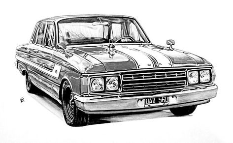 Ford Falcon Dibujo, Falcon Ford, Ideas Cuadros, Ford Falcon, Ford Explorer, Cars And Trucks, Ford, Cars Trucks, Trucks