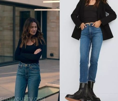 Fool Me Once: Season 1 Episode 5 Maya's Blue Jeans Maya Fool Me Once, Fool Me Once Maya Outfits, Michelle Keegan Hair Fool Me Once, Maya Stern Fool Me Once, Michelle Keegan Fool Me Once Outfits, Maya Stern Outfits, Fool Me Once Outfits, Michelle Keegan Fool Me Once, Collage Fits