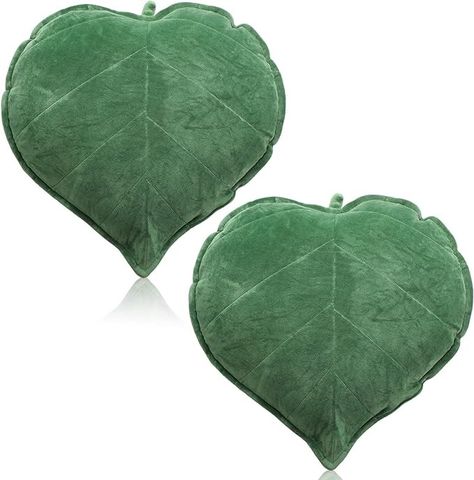 Amazon.com: 2 Pieces Leaf Shaped Throw Pillow Cushion 20 x 20 Inch 3D Leaf Shaped Throw Pillow Leaves Sofa Throw Pillow Cushion Plant Pillow Home Decoration for Car Bedroom Sofa Couch Living Room (Dark Green) : Home & Kitchen Plant Pillow, Car Bedroom, Leaves Pillow, Green Throw Pillows, Garden Pillows, Sofa Throw Pillows, Sofa Living, Couch Throw Pillows, Sofa Couch Bed