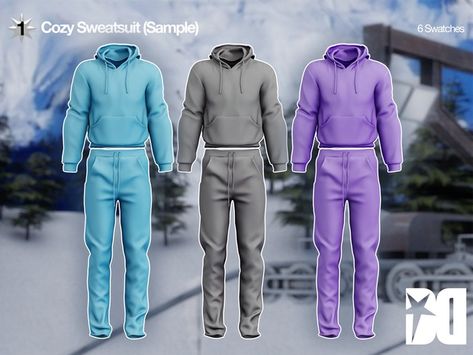 Cozy Sweatsuit (Sample) | Patreon Sims 4 Men Clothing, Sims 4 Male Clothes, Sims Baby, Sims 4 Traits, Sims 4 Cas Mods, Play Sims 4, Matching Outfits Best Friend, Sims 4 Download, Free Sims 4