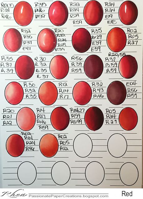 Passionate Paper Creations: Copic Color Combo Sheets Red Hair Asian, Asian Red Hair, Copic Color Chart, Copic Markers Tutorial, Hair Asian, Color Markers, Copic Pens, Copic Marker Art, Lost Ocean