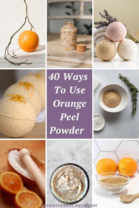 How To Use Orange Peel Powder: 40 Creative Ideas - Aromatherapy Anywhere Orange Peel Recipe, Orange Peels Uses, Orange Peel Powder, Citrus Candle, Dried Orange Peel, House Smell Good, Citrus Twist, Diy Body Scrub, Dried Oranges