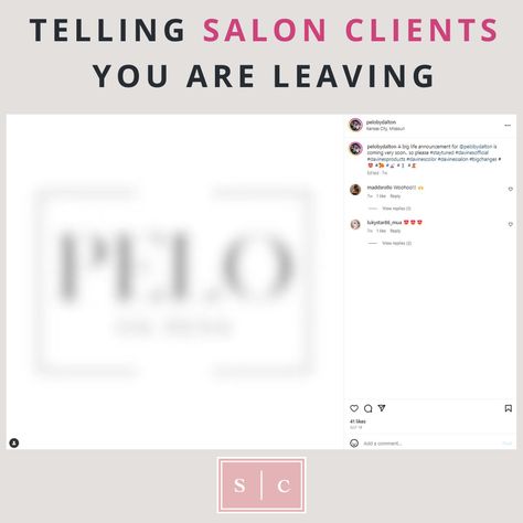 Leaving salon announcement Moving Announcements, Salon Owners, Find A Job, Knowing You, To Tell, Do It, Career, Spa, Let It Be