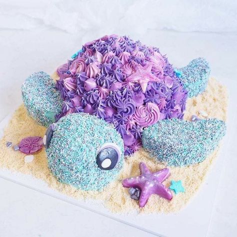 Under The Sea Sandwiches, Turtle Decorated Cake, Turtle Themed First Birthday Party, Turtley Two Birthday Party, Sea Turtle Cupcake Cake, Sea Turtle Smash Cake, Turtle Cakes Ideas, Turtle Cakes Birthday, Sea Turtle Birthday Party Ideas