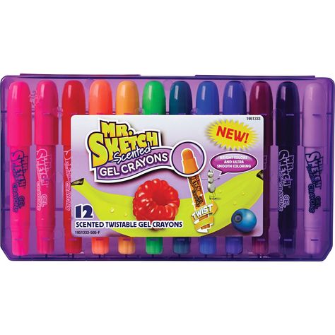 Gel Crayons, Mr Sketch, Twistable Crayons, Hobby Storage, Crayon Set, Crayola Crayons, Gel Pack, Washable Markers, Creative Arts And Crafts