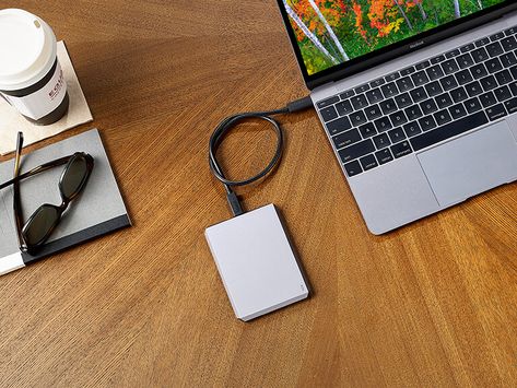 LaCie Mobile Drive - USB-C External Hard Drive | LaCie ASEAN Laptop Gadgets, External Hard Drive, Hard Drive, Sleek Design, Gadgets, Ipad, Mac, Laptop, Sleek