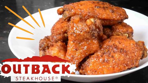 Outback Wings Recipe Copycat, Kookaburra Wings Outback, Outback Kookaburra Wings Recipe, Outback Chicken Wings Recipe, Outback Wings Recipe, Wing Batter Recipe, Outback Wings, Outback Chicken, Outback Recipes