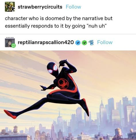 Spider Man Into The Spiderverse Comic, Spider People, Into The Spiderverse, Nuh Uh, Into The Spider Verse, Dc Memes, Dc Movies, Marvel Jokes, The Spider