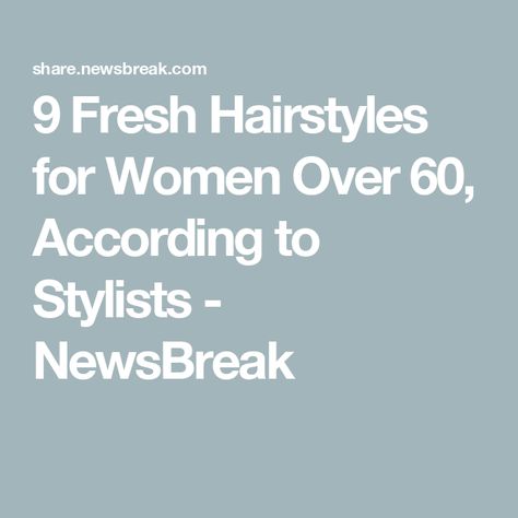 9 Fresh Hairstyles for Women Over 60, According to Stylists - NewsBreak Best Lip Stain, Fresh Hairstyles, Shampoo For Fine Hair, Best Hairstyles For Women, Hairstyles Medium Length, Medium Length Hairstyles, Hairstyles For Women Over 60, The Golden Girls, Fresh Hair