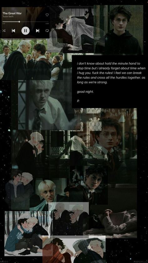 Drarry Aesthetic Wallpaper, Drarry Wallpaper Aesthetic, Drarry Wallpaper, Drarry Fanart, I Hug You, Draco Malfoy Aesthetic, Harry Potter Comics, Harry Potter Draco Malfoy, Harry Potter Actors