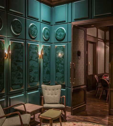 High End Restaurant, Chinese Style Interior, Indochine Style, Restaurant Ideas, Duck Duck, Modern Chinese, Modern Art Deco, Chinese Restaurant, Hotel Design