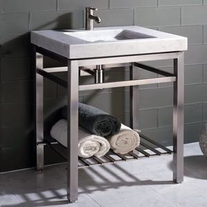 Slab Vanity - 31.5 inch – Stone Forest Bathroom Vanity Redo, Cheap Bathroom Vanities, Antique Bathroom Vanity, Corner Bathroom Vanity, Stone Forest, Room Vanity Ideas, Luxury Bathroom Vanity, Bathroom Vanity Makeover, Lavatory Sink