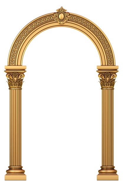 Golden luxury marble classic arch with c... | Premium Photo #Freepik #photo #frame #vintage #ornament #luxury Wedding Doodles, Pillar Design, Photoshop Backgrounds Free, Frame Border Design, Arte 8 Bits, Luxury Marble, Banner Background Images, Digital Borders Design, Temple Design