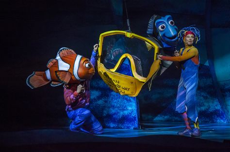 https://flic.kr/p/dcmcNp | Finding Nemo - The Musical | Though I don't this show has grown on me as much as it has for others, but I can appreciate it and maybe one day I'll love it as much as others do. For now, it serves as a nice escape from the hottest park in Walt Disney World, and a great place to get some air conditioning instead of the previous show to occupy this space.   I don't remember the Tarzan show very well, but I do remember how much I was sweating while I was watching it. Finding Nemo Jr, Dory Costume, Finding Nemo The Musical, Theater Camp, Finding Nemo Costume, Nemo Costume, Disney Finding Nemo, Shark Costumes, Marionette Puppet