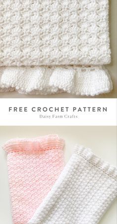 Delicate lightweight vintage crochet pattern with video tutorial Shell Stitch Blanket, Crocheted Baby Blankets, Crochet Baby Blanket Tutorial, Daisy Farm Crafts, Crochet Baby Projects, Bobble Stitch Crochet, Daisy Farm, Baby Afghan Crochet Patterns