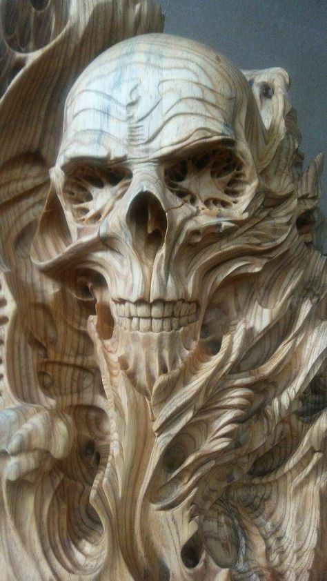 Grim Reaper Drawing, Wood Carving Faces, Red And Black Wallpaper, Simple Wood Carving, Dark Souls Art, Abstract Art Diy, Dark Artwork, Dark Art Tattoo, Chainsaw Carving