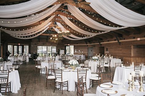 White Ceiling Drapes Wedding, Marquee Styling, Black Red Wedding, Wedding Ceiling, Reception Table Decorations, Barn Wedding Decorations, Modern Minimalist Wedding, Wedding 2025, Hall Decor