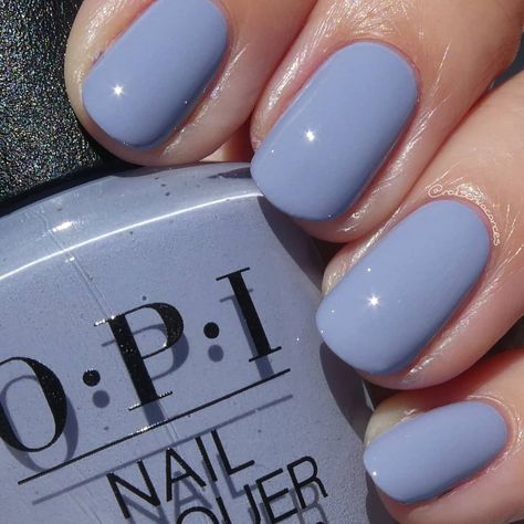 Caroline on Instagram: “OPI: Kanpai OPI! from the new Tokyo collection for spring 2019. Super pretty pale periwinkle blue!😍 It could become a one coater after a…” Kanpai Opi, Pastels Nail, Periwinkle Colour, Pale Periwinkle, Periwinkle Nails, Opi Nail Polish Colors, Spring Manicure, Accent Nail Designs, Colourful Nails