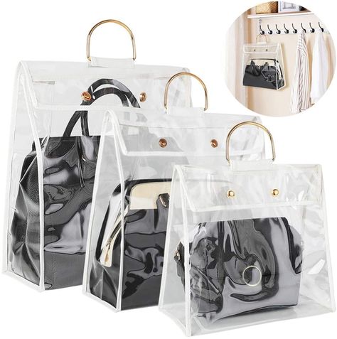 Handbag Organizer, Purse Storage, Clear Handbags, Dry Cleaning Services, Teeth Whitening Pen, Clear Purses, Handbag Storage, Storage Bags Organization, Hanging Closet