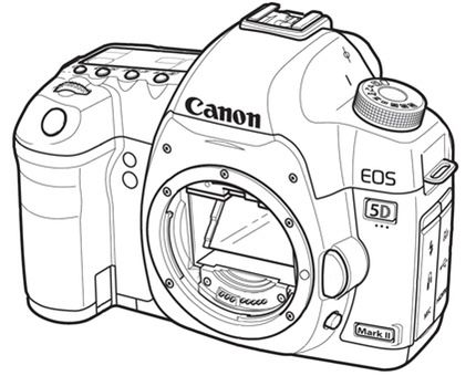 Canon Camera Drawing, Camera Drawing Sketches, Camera Outline, Camera Sketch, Camera Drawing, Math Notebook, Camera Canon, Silhouette Vinyl, Boutique Interior