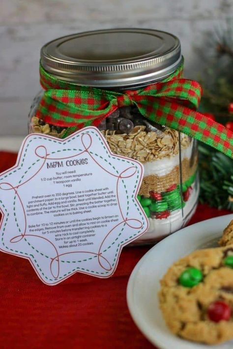 M&m Cookies In A Jar, Cookie In A Jar Recipe Gift, Oatmeal Cookies In A Jar Recipe, Oatmeal Cookies In A Jar, Christmas Cookies In A Jar, Cookies In A Jar Recipe, Mason Jar Cookie Recipes, Cookies In A Jar, Mason Jar Recipe