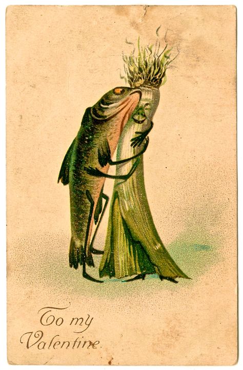 Weird Valentines, Victorian Christmas Cards, Weird Vintage, Creepy Vintage, Vintage Holiday Cards, Creepy Christmas, Vintage Valentine Cards, My Funny Valentine, Art Et Illustration