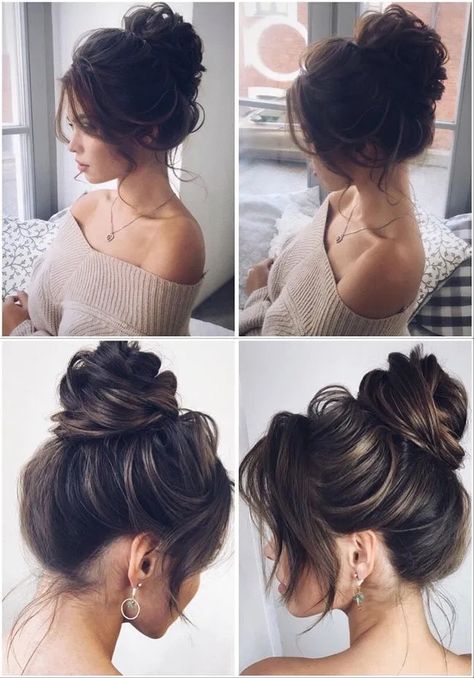 Bun Hairdo, Hairstyle Latest, Updo Bridal, Wedding Bun, Hairstyle Wedding, Wedding Bun Hairstyles, Wedding Updos, Bridal Hair Buns, Bridal Hair Updo