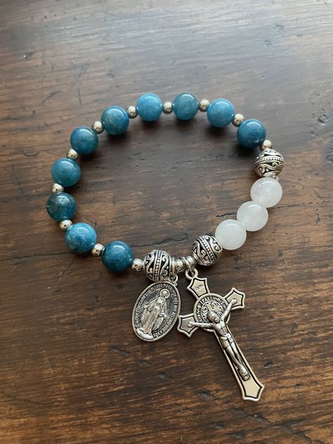 Decades Of The Rosary, Catholic Rosary Bracelet, Catholic Bracelet, Decade Rosary, Rosary Prayer, Catholic Rosary, Catholic Jewelry, Rosary Bracelet, Rosary Catholic