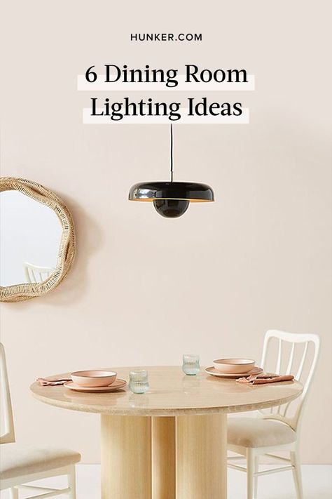 Nothing dials up the drama in a dining room quite like a great statement light fixture, but choosing one can be a stressful undertaking. Since it's bound to be the focal point of your space, there's a lot riding on the decision. #hunkerhome #diningroom #lighting #diningroomlighting #lightingideas Dining Room Lighting Ideas, Room Lighting Ideas, Statement Light Fixture, White Dining Room, Dinner Guests, Rectangle Chandelier, Dinner Guest, Geometric Chandelier, Statement Lighting