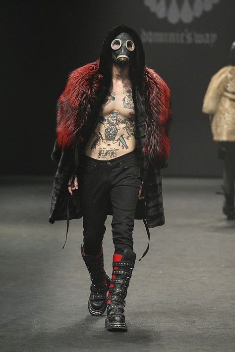 Punk Male Outfits, Cyberpunk Fashion Male, Punk Fashion Male, Outfit Ideas Male, Korean Male Models, Punk Men, Masc Outfits, Seoul Fashion Week, Seoul Fashion